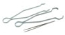 Passa Fio Emb.10un.x c/50condutores azul, branco, sortidas. Pinças, p/colar brackets porcelana 20cm – imagem 2